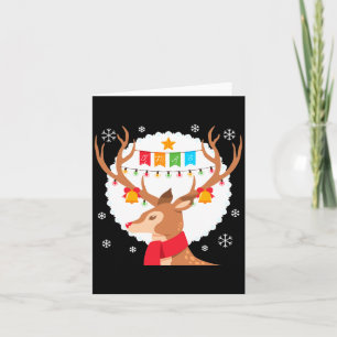Carte Joli Renne Joyeux Noël Joyeux Noël Bonne Année