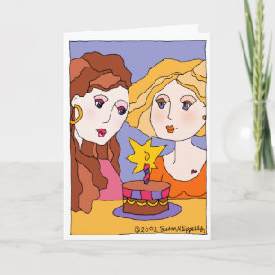 Carte Jolie amie spéciale pour l'anniversaire