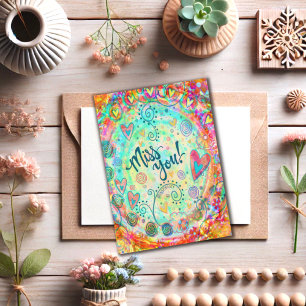 Carte Jolie Colorée Vous Mlle Inspiritisme Gourmande