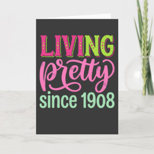 Carte Jolie depuis 1908 joyeux anniversaire