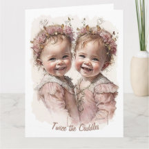 Jolie et mignonne Soeurs et jumeaux Anniversaire