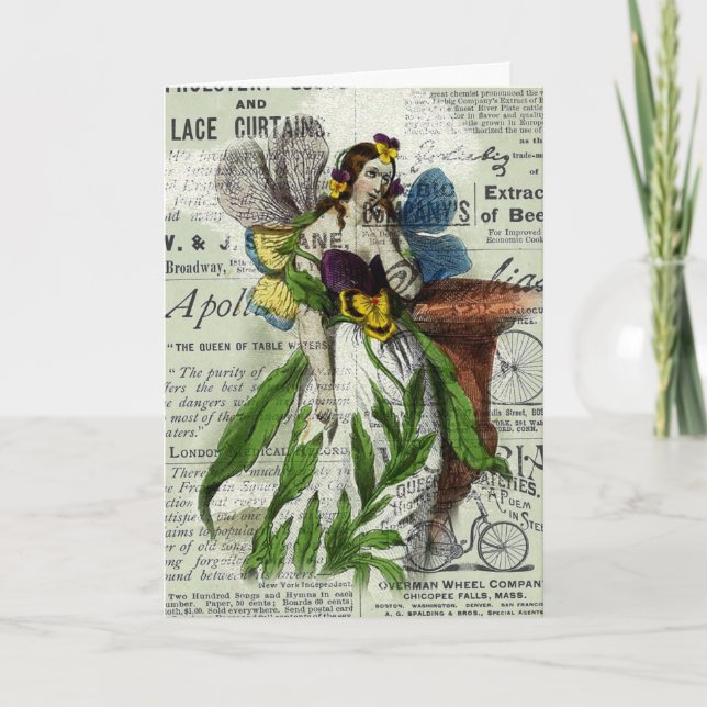 Carte Jolie Fairy, Anniversaire (Devant)