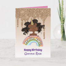 Jolie Fille Noire Anniversaire - Beaucoup de Thème