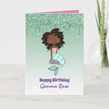 Jolie Fille Noire Anniversaire - Beaucoup de Thème