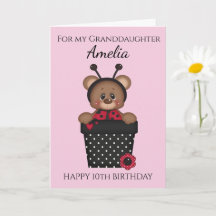 Jolie petite-fille Ladybug fille anniversaire