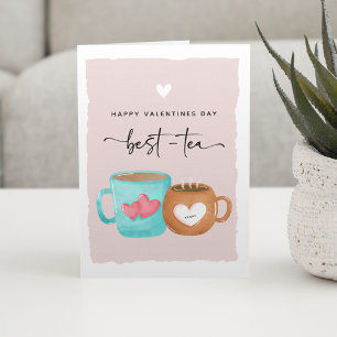 Carte Jolie Saint-Valentin Meilleur-Thé