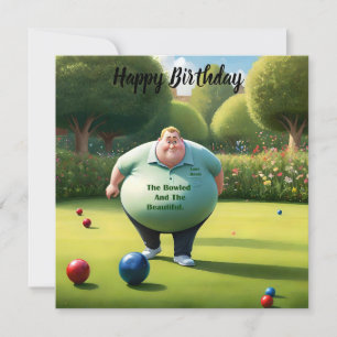 Carte Jolly Lawn Bowler Man,