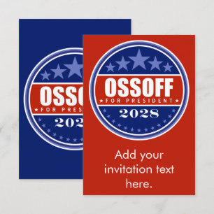 Carte Jon Ossoff Président 2028