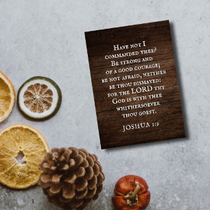 Carte Joshua 1:9 Inspiration Bible Verse Card