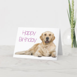 Carte Jote Chien Chien Chien Golden Retriever Anniversai