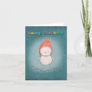 Carte Jote Fairy Little Bird Pixy Casquette Rainbow Anni
