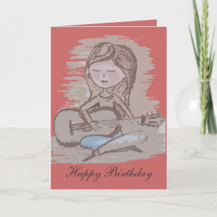 Carte Jouer de la guitare