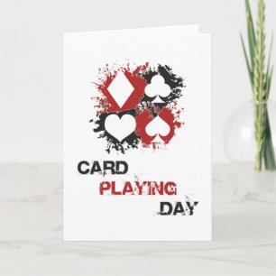 Carte Jouer Jour Ace Cartes Poker Casino Jeu Cadea