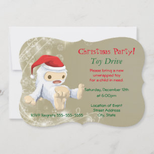 Carte Jouet pour la collecte de jouets de la fête de Noë