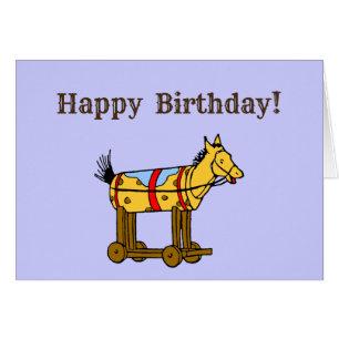 Carte jouet Vintage d'anniversaire modifiable