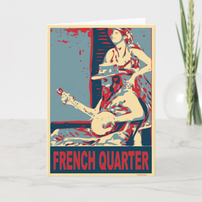 Carte Joueur Banjo du Quartier Français (Devant)