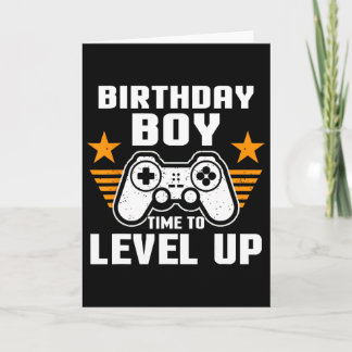 Carte Joueur d'Anniversaire Joueur d'Ordinateur Vidéo Je