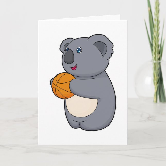 Carte Joueur de basket-ball koala Basket-ball (Devant)
