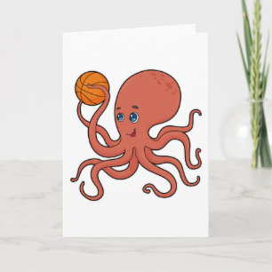 Carte Joueur de basket-ball Pieuvre