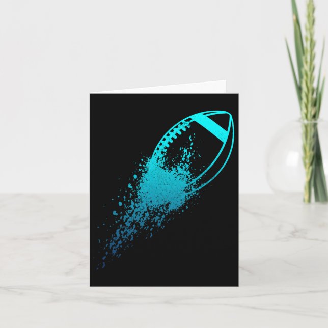 Carte Joueur de football américain Lineman Quart-arrière (Devant)