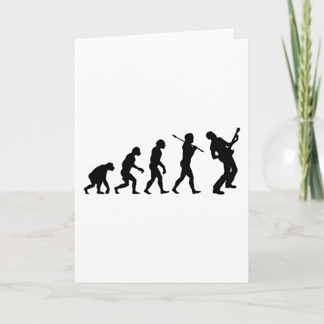 Carte Joueur de guitare (Devant)