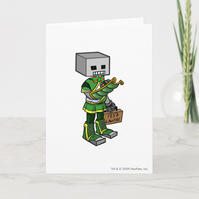 Carte Joueur de personnel de Lawyerbot Brightvale (Devant)
