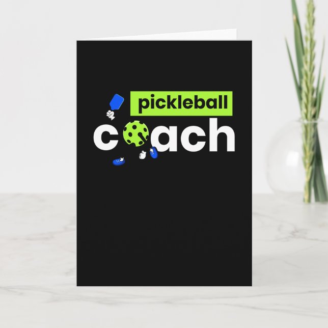 Carte Joueur de Pickball Coach (Devant)