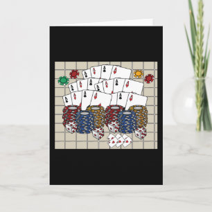 Carte Joueur de poker vainqueur Zocker