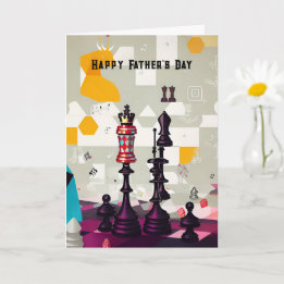Carte Joueur d'échecs Père Frère Ami Personnalisable Ca