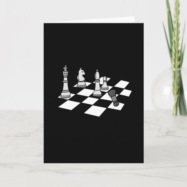 Carte Joueur d'échecs Pièces (Devant)