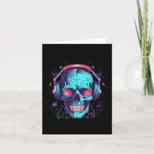 Carte Joueur Halloween Costume crâne Jeu vidéo