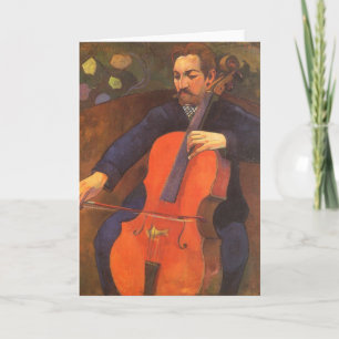 Carte Joueur Schneklud Portrait par Paul Gauguin