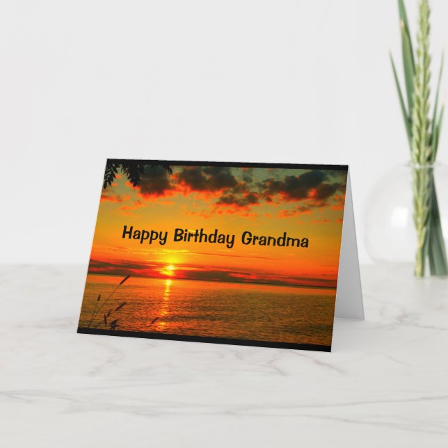 Carte Jour aussi beau que vous grand-mère anniversaire (Devant)