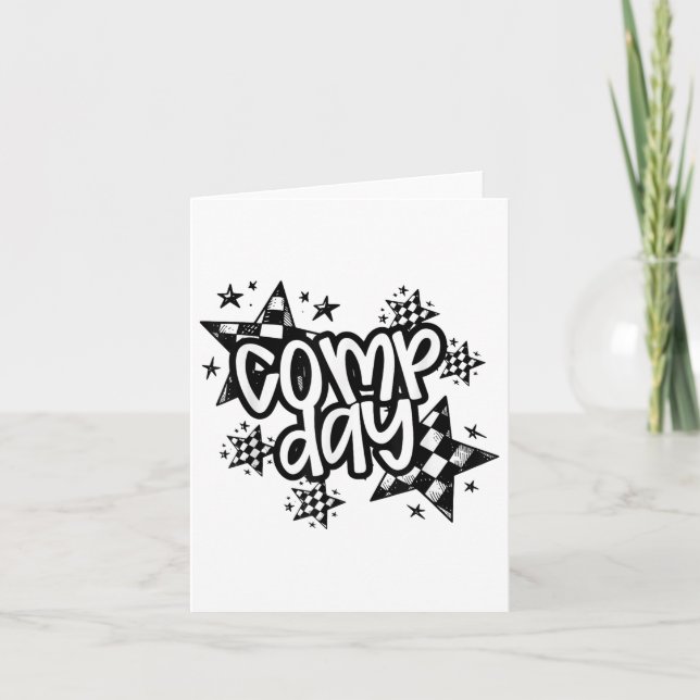 Carte Jour Comp mignonne Saison Comp mûr (Devant)