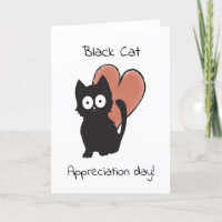 Jour d'appréciation des chats noirs