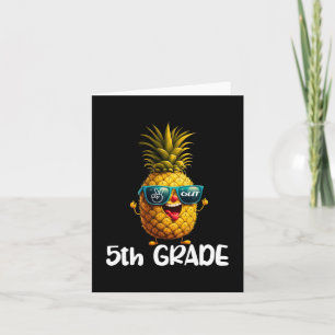 Carte Jour de 5e année Paix dehors 5e année Funny Gradua