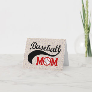 Carte Jour De Baseball Maman Sporty