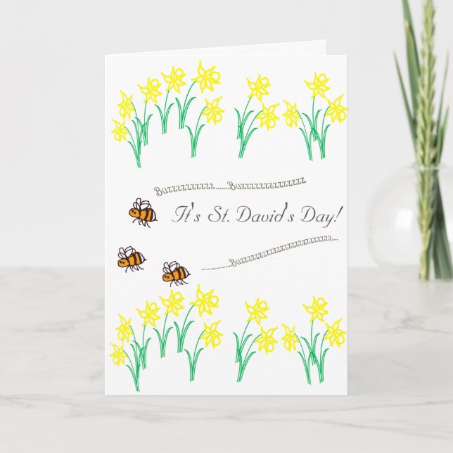 Carte Jour de BuzzAboutBees St David heureux (Devant)