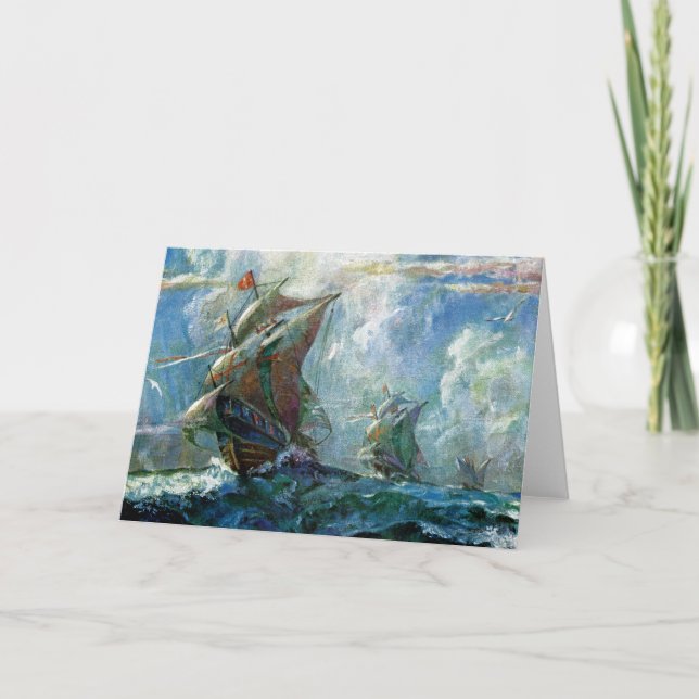 Carte Jour de Columbus (Devant)