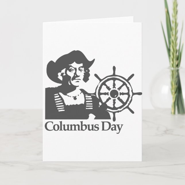 Carte Jour de Columbus (Devant)