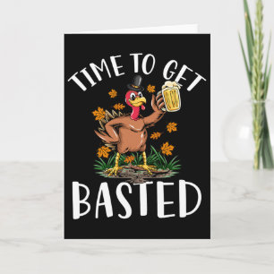 Carte Jour de dinde pour s'amuser, Joyeux Thanksgiving M
