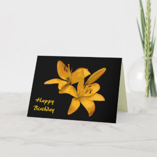 Carte Jour de Golden Lilie