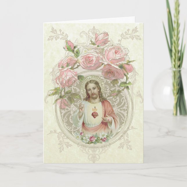 Carte Jour de Jésus| Valentines| Religieux catholique (Devant)