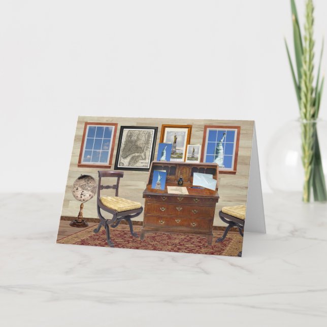 Carte Jour de la Déclaration d'Indépendance heureux (Devant)