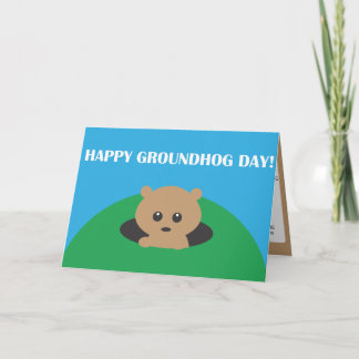 Carte Jour de la marmotte - Recherche de mots