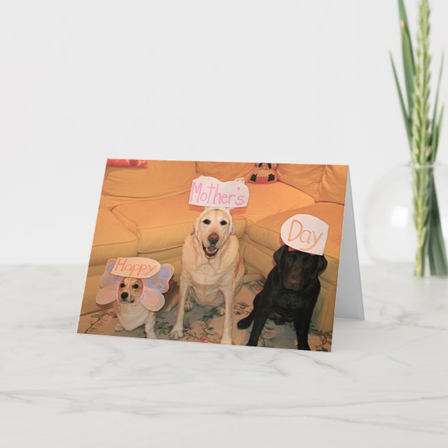 Carte Jour de la mère heureuse (Devant)