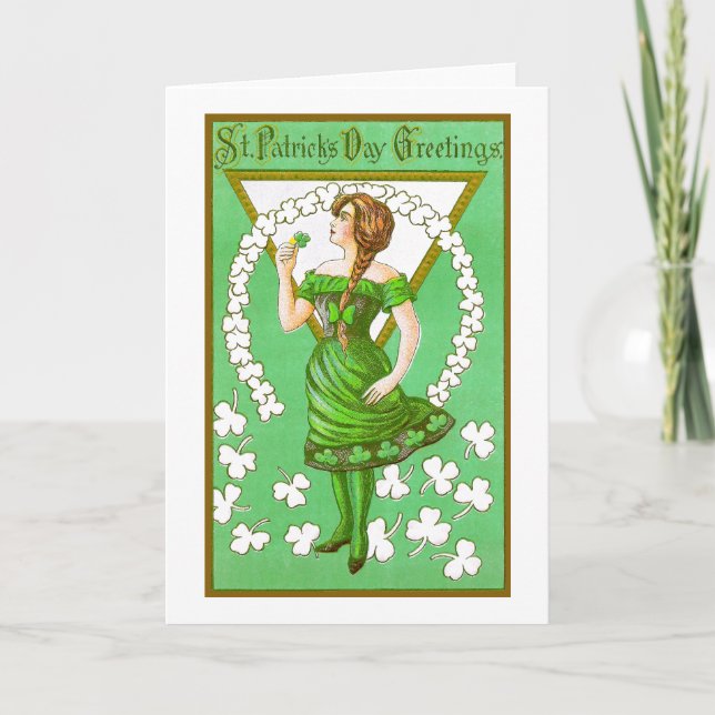 Carte Jour de la Saint Patrick de Madame Holding (Devant)