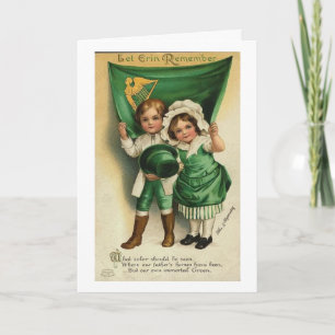 Carte Jour de la Saint Patrick vintage