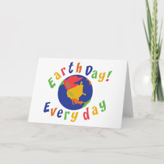 Carte Jour de la terre quotidien