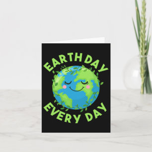 Carte Jour de la Terre Tous les Jours Aimez l'Environnem